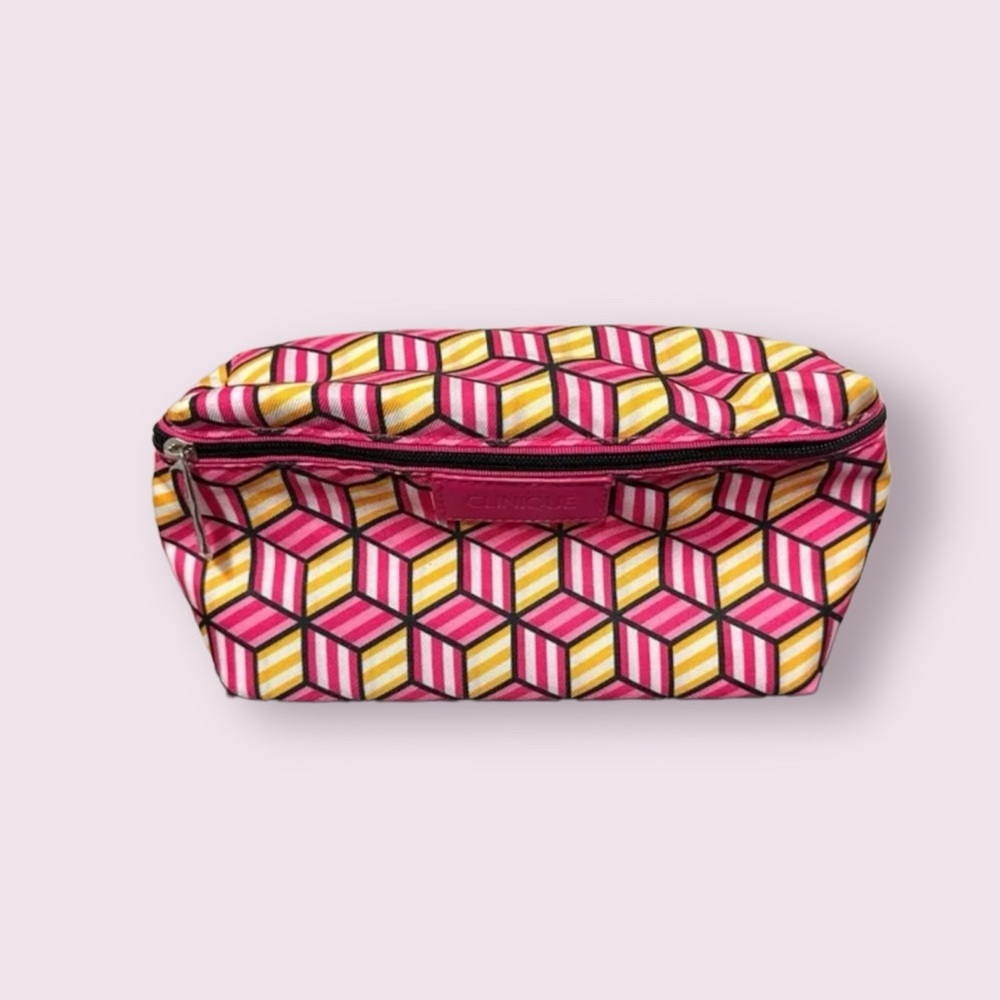 Clinique Pink Makeup Bag